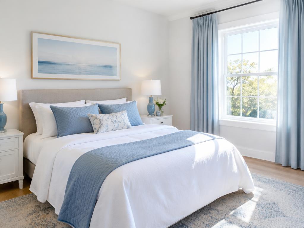 Spotless tidy bedroom